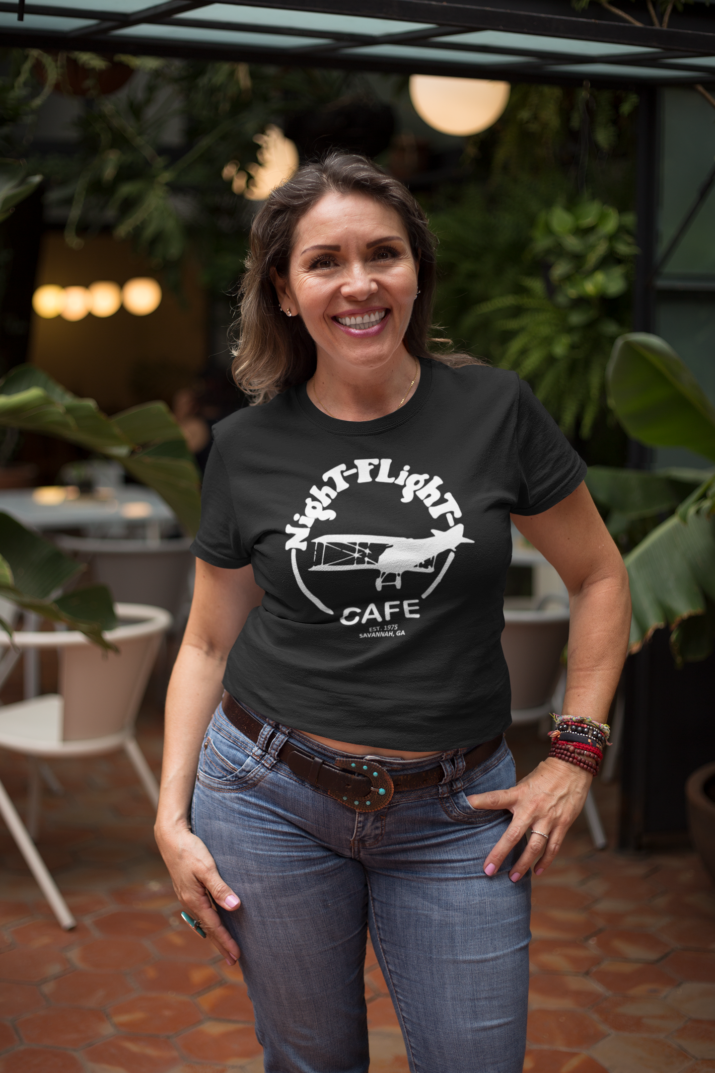 Official NIGHT FLIGHT CAFE - SAVANNAH, GA Tee (Unisex) Pre-Order with FREE S&H in the Continental USA