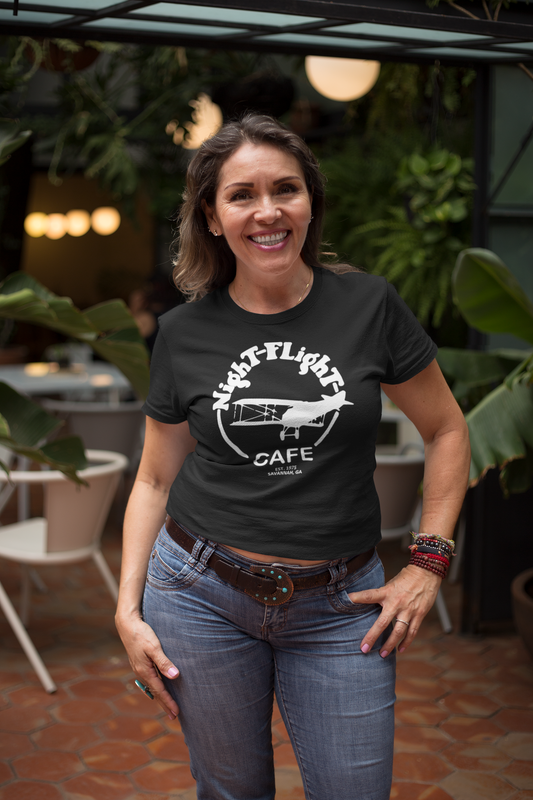 Official NIGHT FLIGHT CAFE - SAVANNAH, GA Tee (Unisex) Pre-Order with FREE S&H in the Continental USA