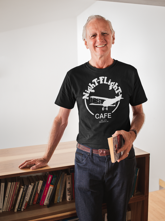 Official NIGHT FLIGHT CAFE - SAVANNAH, GA Tee (Unisex) Pre-Order with FREE S&H in the Continental USA